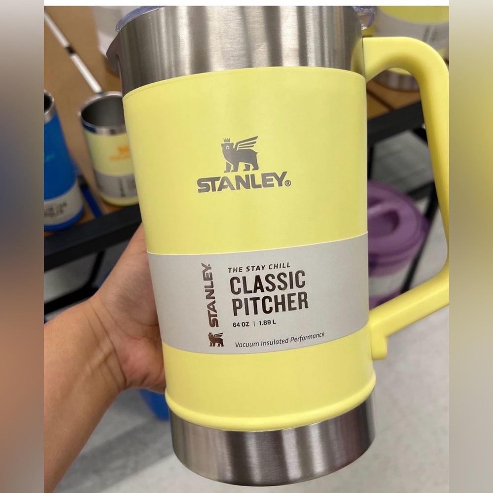SUNSHINE 💛 Shared all of the Yellow New Stanley camping  pitcher
